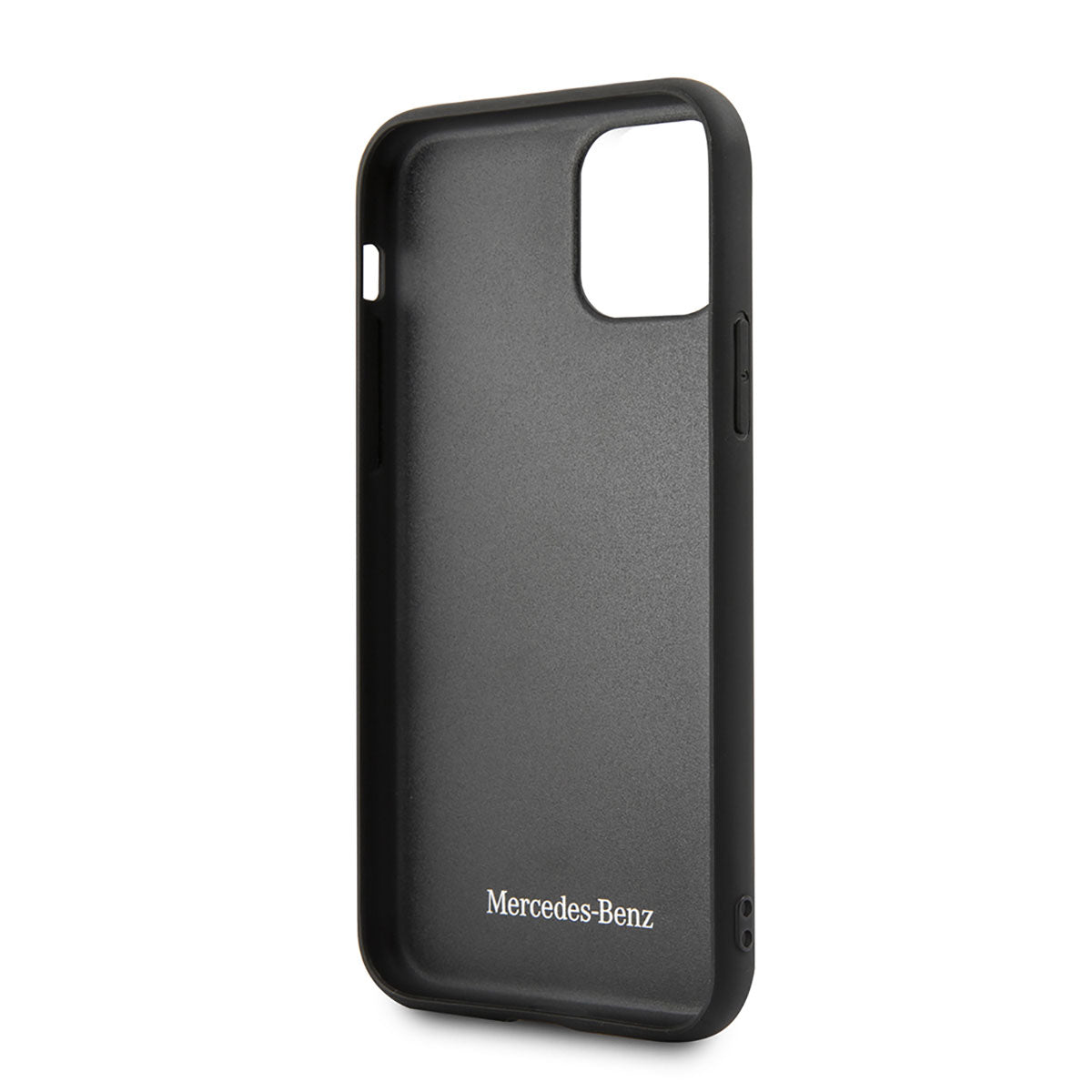 iPhone 11 Kılıf Mercedes Benz Urban Sert Deri Dizayn Kılıf Kahverengi