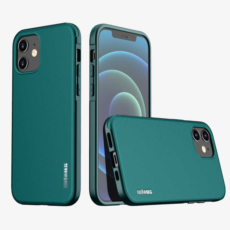 iPhone 11 Kılıf Wlons Hill Kılıf Koyu Yeşil