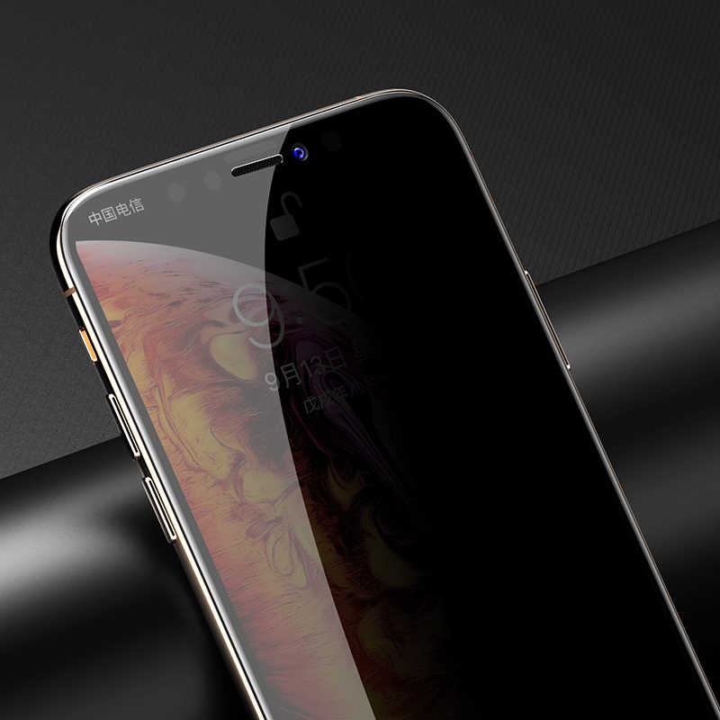 Apple iPhone 11 Pro Max Benks 0.3mm V Pro Privacy Ekran Koruyucu Siyah