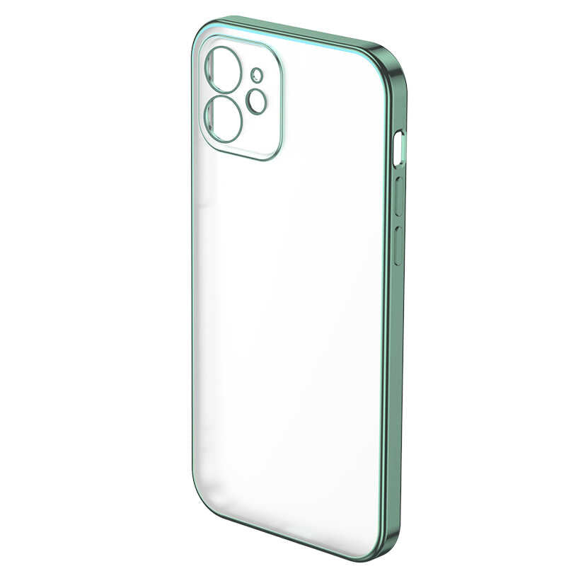 iPhone 12 Benks Matte Electroplated TPU Kılıf Yeşil