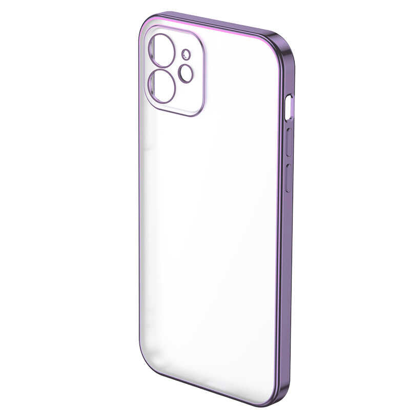 iPhone 12 Benks Matte Electroplated TPU Kılıf Mor