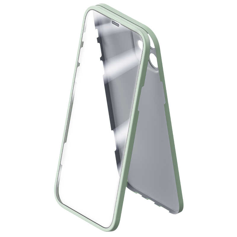 iPhone 12 Kılıf Benks Full Covered 360 Protective Kılıf Açık Yeşil