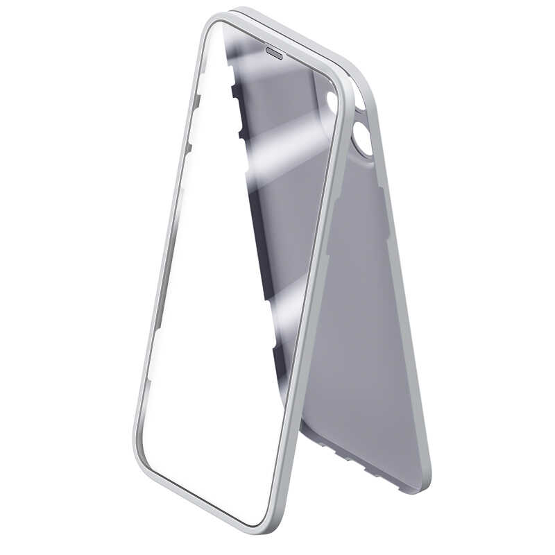 iPhone 12 Kılıf Benks Full Covered 360 Protective Kılıf Beyaz