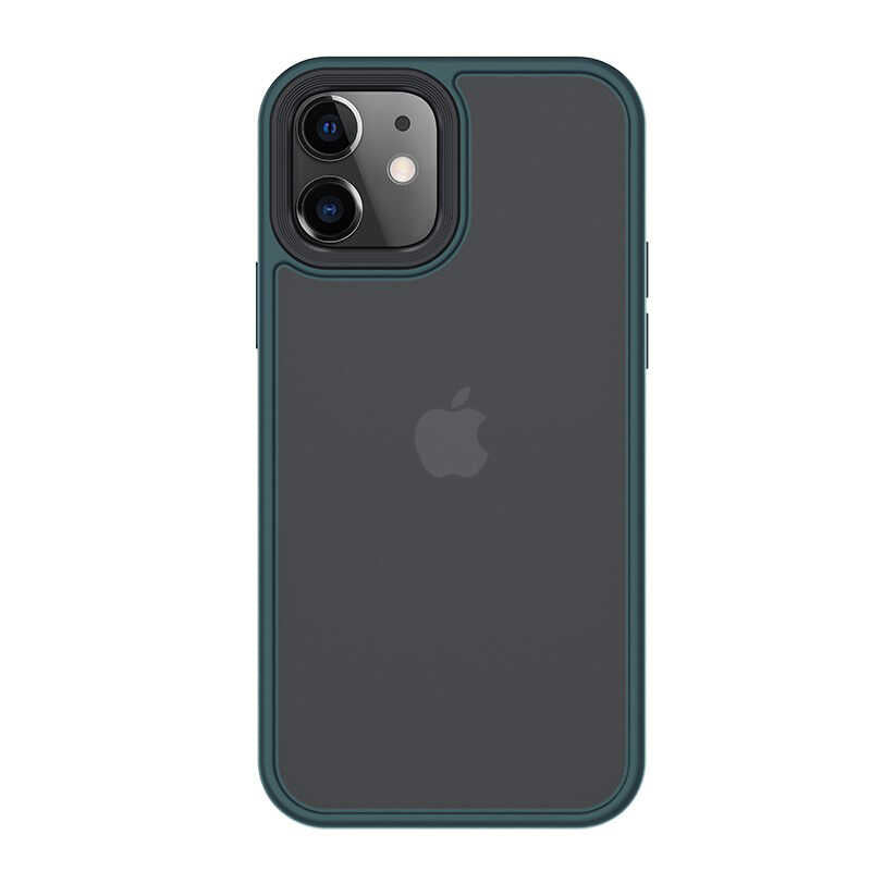 iPhone 12 Kılıf Benks Hybrid Kılıf Koyu Yeşil