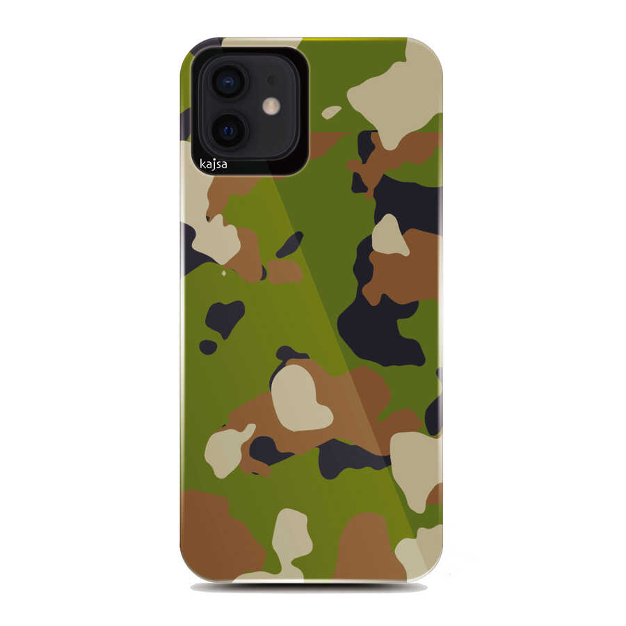 iPhone 12 Kılıf Kajsa Camo Kılıf NO3