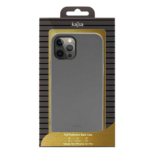 iPhone 12 Kılıf Kajsa Litchi Kılıf Yeşil