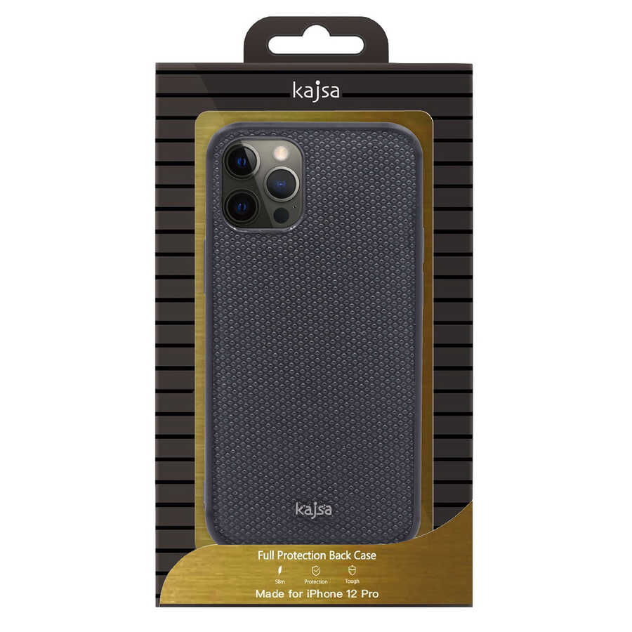 iPhone 12 Kılıf Kajsa Preppie Serisi Dark Kılıf NO1