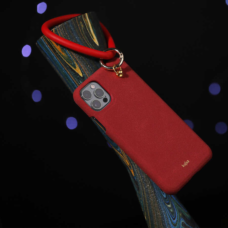 iPhone 12 Kılıf Kajsa Splendid Serisi Morandi Ring Kılıf Yeşil