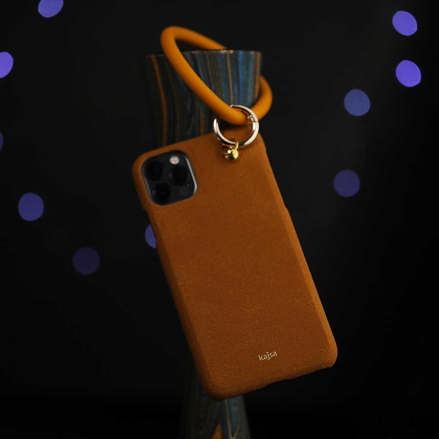 iPhone 12 Kılıf Kajsa Splendid Serisi Morandi Ring Kılıf Yeşil
