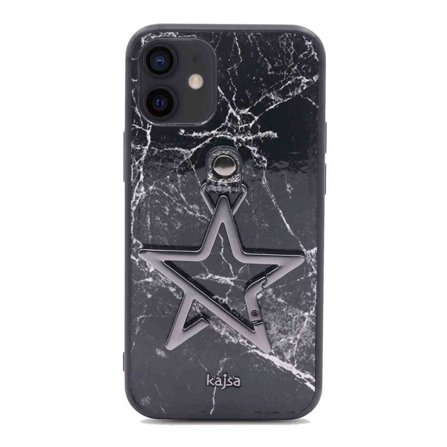iPhone 12 Kılıf Kajsa Starry Serisi Marble Kılıf NO4