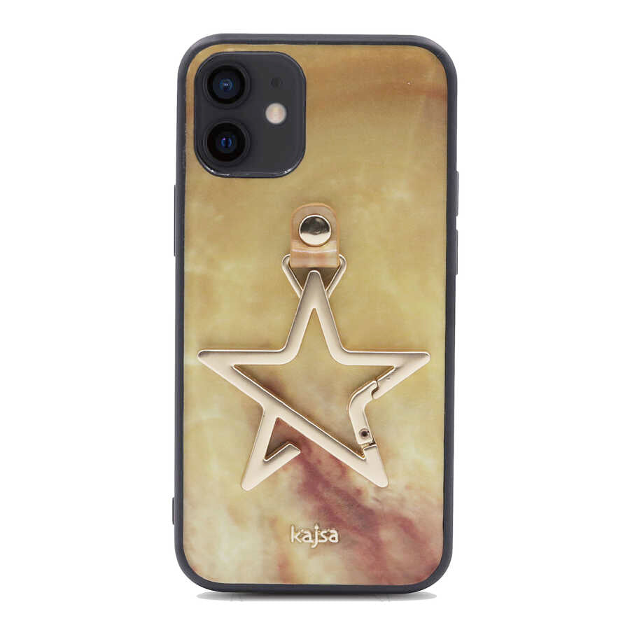 iPhone 12 Kılıf Kajsa Starry Serisi Marble Kılıf NO2
