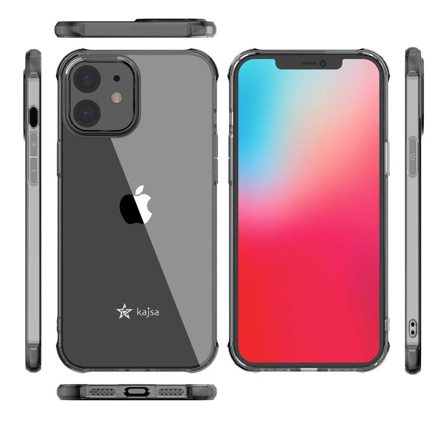 iPhone 12 Kılıf Kajsa Transparent Kılıf Renksiz