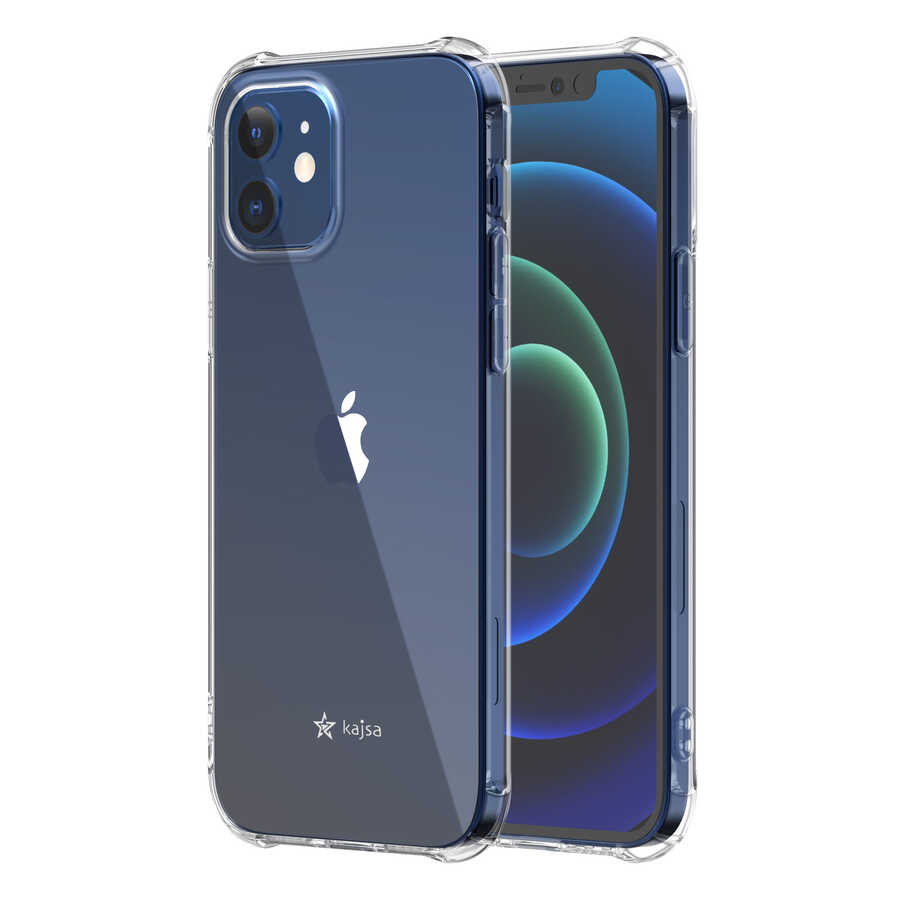 iPhone 12 Kılıf Kajsa Transparent Kılıf Renksiz