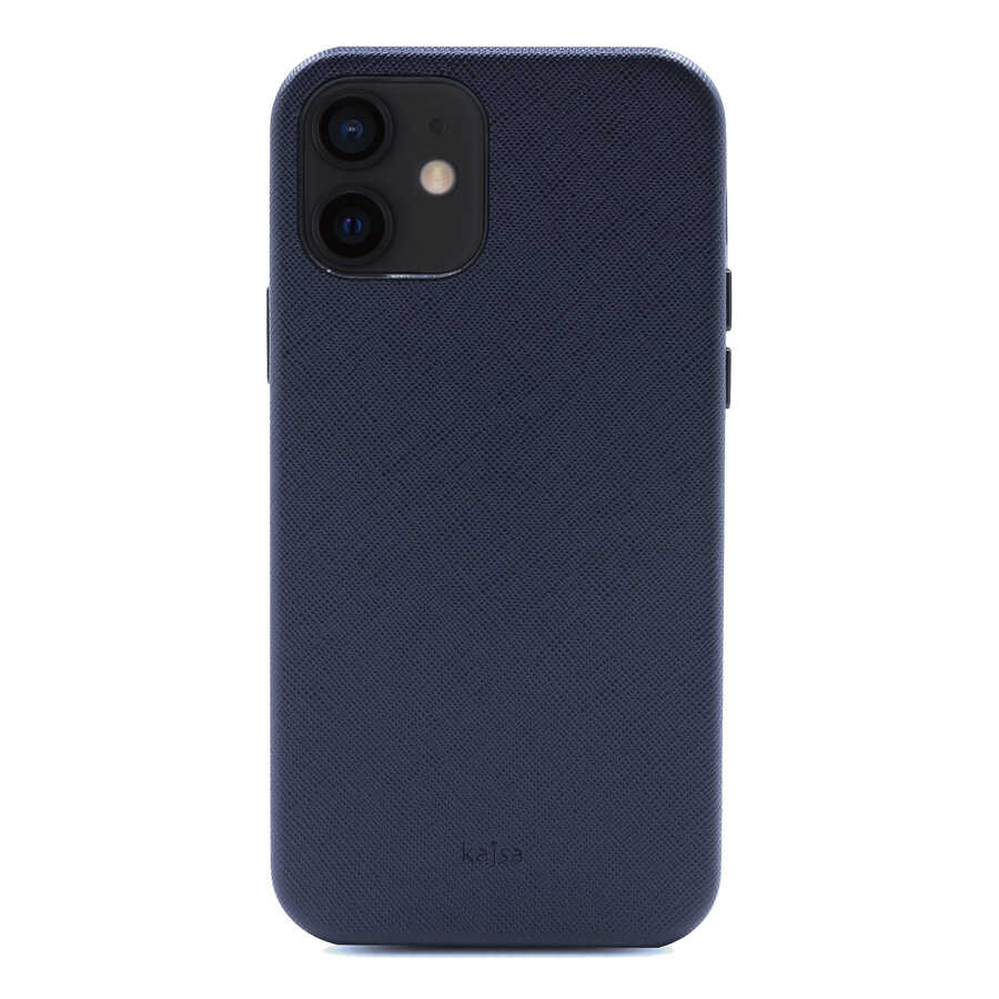 iPhone 12 Kılıf Kajsa Woven Kılıf Mavi