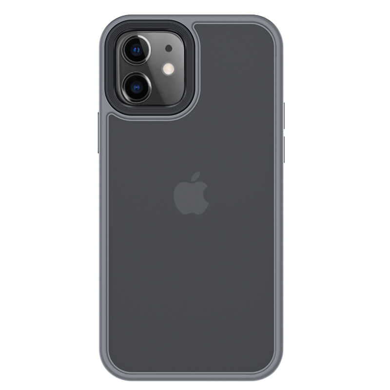 iPhone 12 Mini Kılıf Benks Hybrid Kılıf Gri