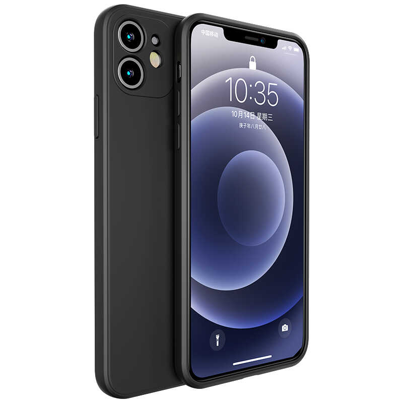 iPhone 12 Mini Kılıf Benks Painting TPU Kılıf Siyah