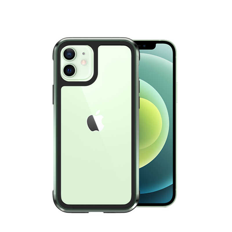 iPhone 12 Mini Kılıf Wiwu Defens Armor Kılıf Yeşil