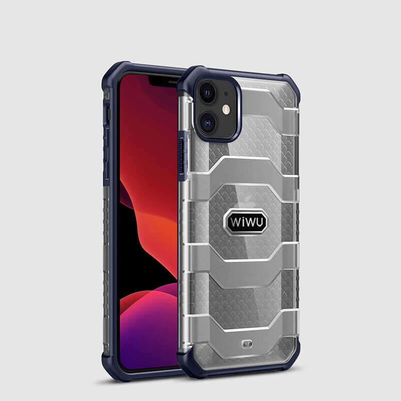 iPhone 12 Mini Kılıf Wiwu Voyager Kılıf Siyah