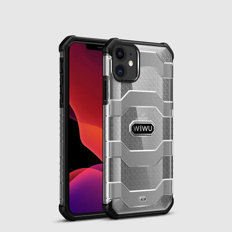 iPhone 12 Mini Kılıf Wiwu Voyager Kılıf Siyah