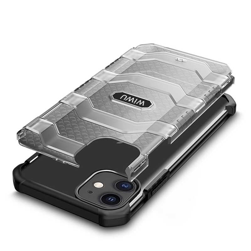 iPhone 12 Mini Kılıf Wiwu Voyager Kılıf Siyah