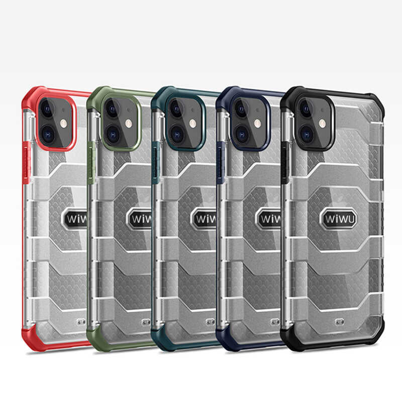 iPhone 12 Mini Kılıf Wiwu Voyager Kılıf Siyah