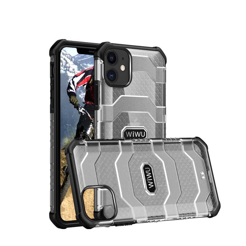 iPhone 12 Mini Kılıf Wiwu Voyager Kılıf Siyah