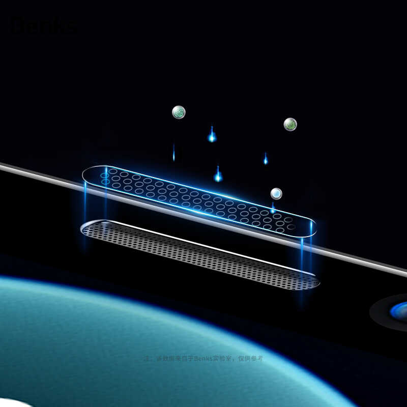 iPhone 12 Pro Benks V Pro Plus Şeffaf Ekran Koruyucu Siyah