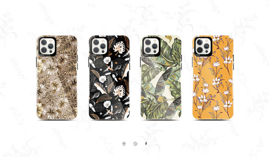 iPhone 12 Pro Kılıf Kajsa Botanic Kılıf NO2