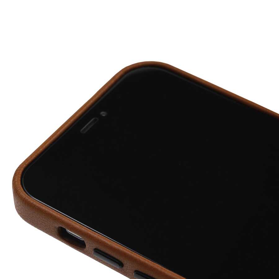 iPhone 12 Pro Kılıf Kajsa Crazy Horse Kılıf Siyah