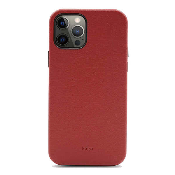 iPhone 12 Pro Kılıf Kajsa Litchi Kılıf Siyah