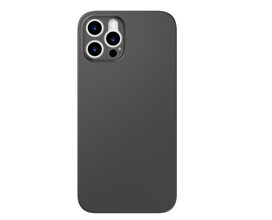 iPhone 12 Pro Kılıf Wiwu Skin Nano PP Kılıf Siyah