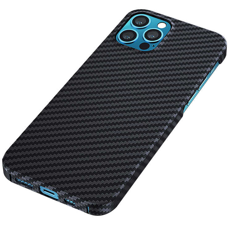iPhone 12 Pro Max Kılıf Benks MFİ Magsafe Magnetic Aramid Kılıf Siyah