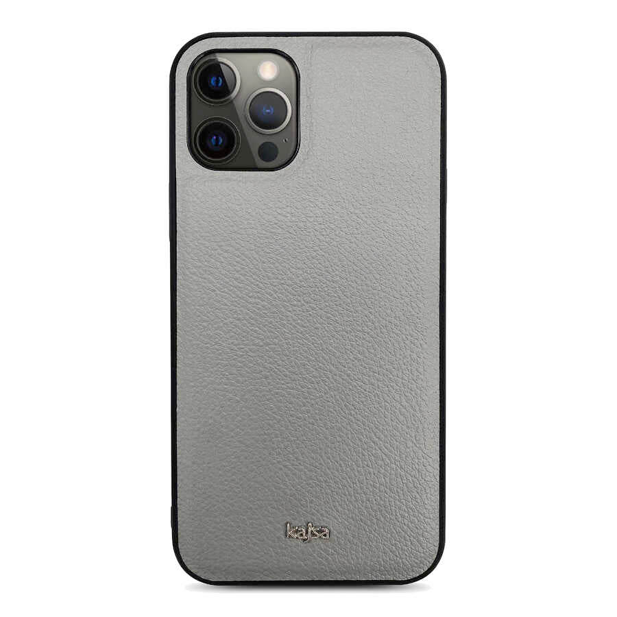 iPhone 12 Pro Max Kılıf Kajsa Luxe Collection Hakiki Deri Kılıf Kırmızı