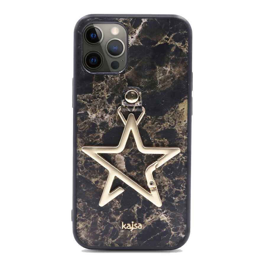 iPhone 12 Pro Max Kılıf Kajsa Starry Serisi Marble Kılıf NO1