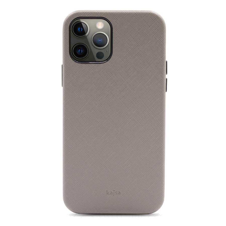 iPhone 12 Pro Max Kılıf Kajsa Woven Kılıf Siyah