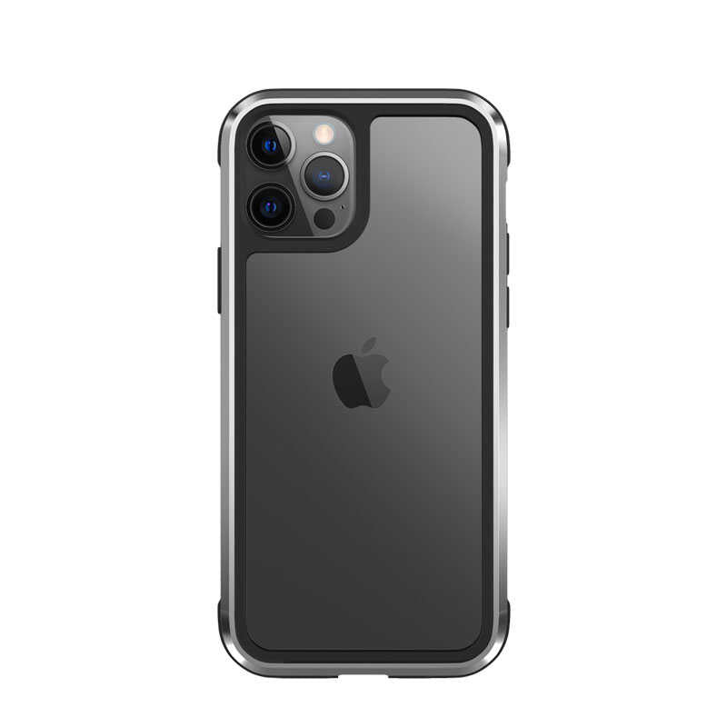 iPhone 12 Pro Max Kılıf Wiwu Defens Armor Kılıf Gümüş