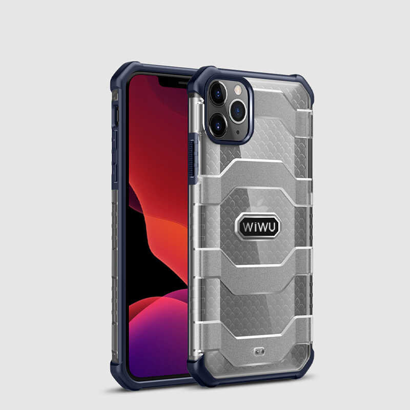 iPhone 12 Pro Max Kılıf Wiwu Voyager Kılıf Mavi