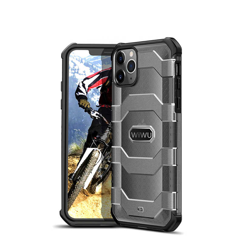 iPhone 12 Pro Max Kılıf Wiwu Voyager Kılıf Mavi