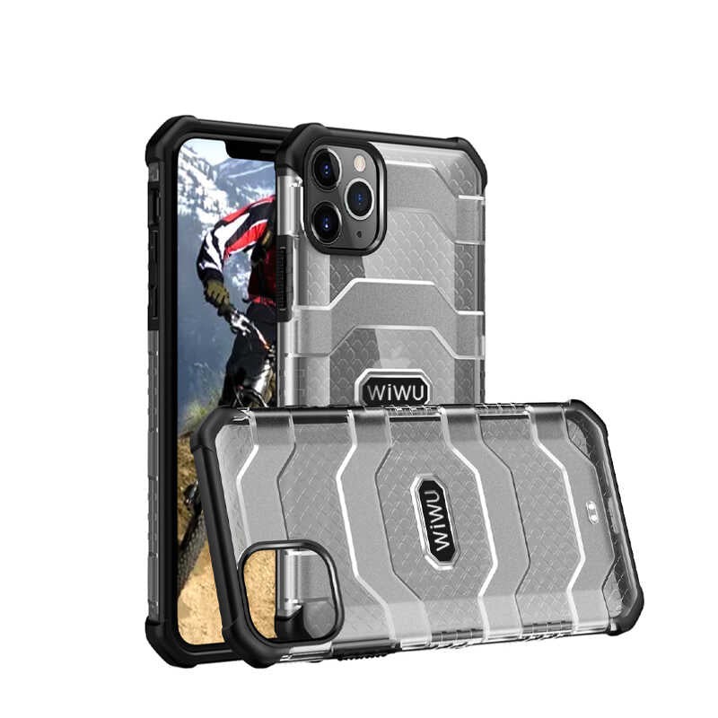 iPhone 12 Pro Max Kılıf Wiwu Voyager Kılıf Siyah