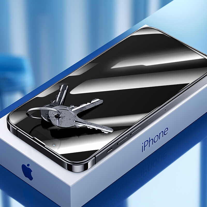 iPhone 13 Benks Little KingKong Privacy Cam Ekran Koruyucu Siyah