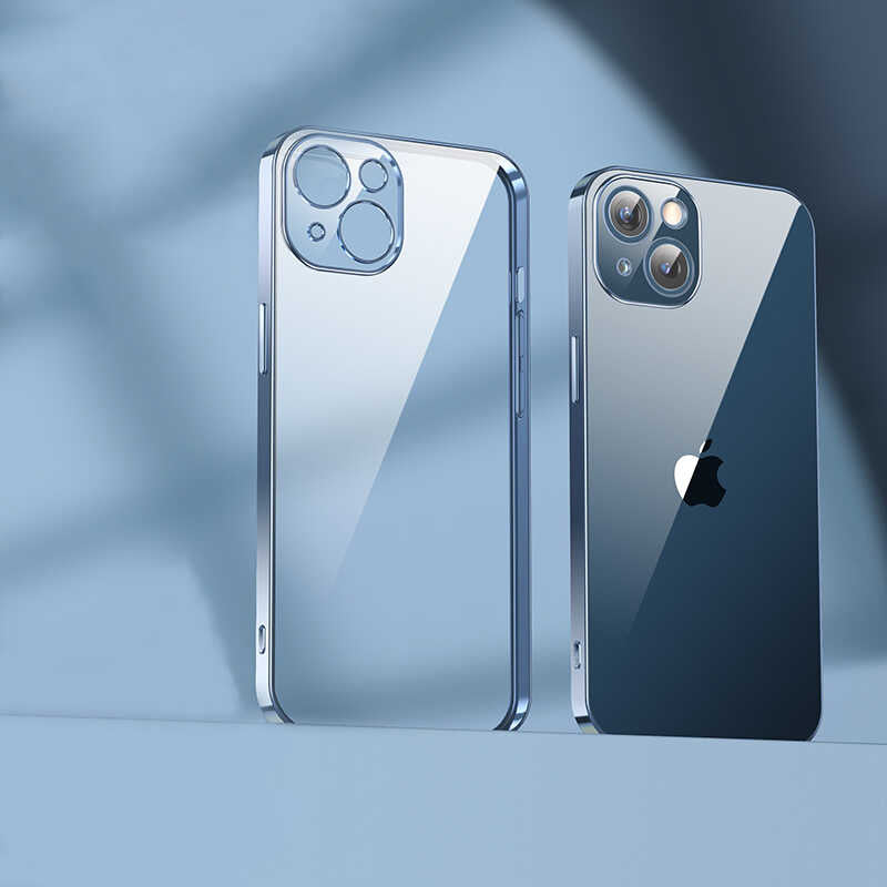 iPhone 13 Benks Matte Electroplated TPU Kılıf Mavi