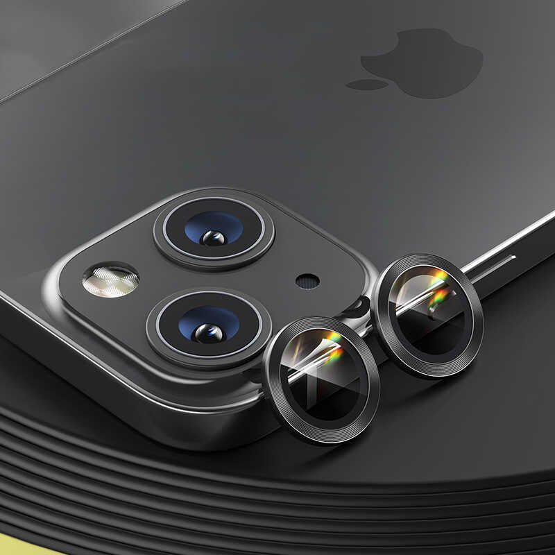 iPhone 13 Benks New KR Kamera Lens Koruyucu Siyah