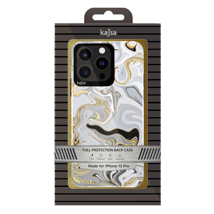 iPhone 13 Kılıf Kajsa Shield Plus Abstract Serisi Arka Kılıf NO1