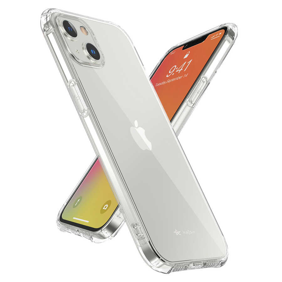 iPhone 13 Kılıf Kajsa Transparent Kılıf Renksiz