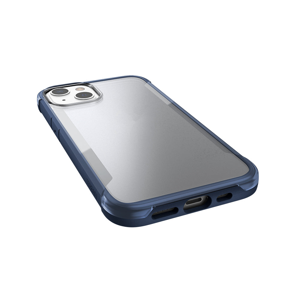 iPhone 13 Kılıf MagSafe Şarj Özellikli Airbagli Raptic Terrain Serisi Şeffaf Arka Yüzey Kılıf Mor