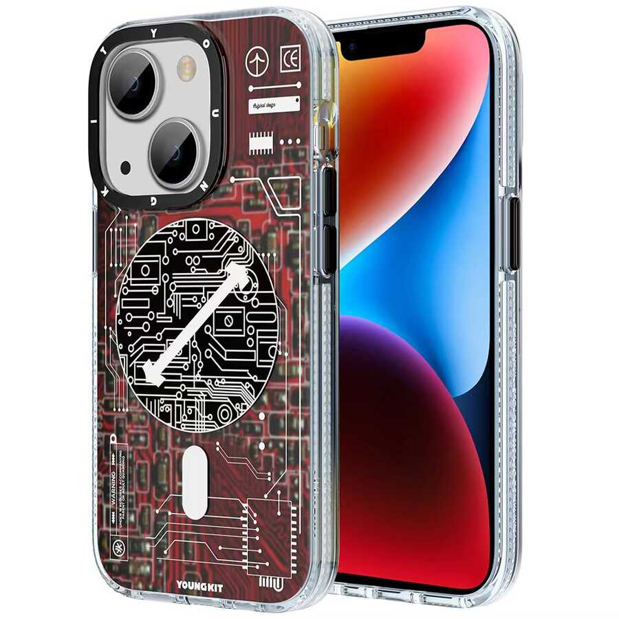 Youngkit Teknoloji Serisi iPhone Gri Kapak- Product vendor