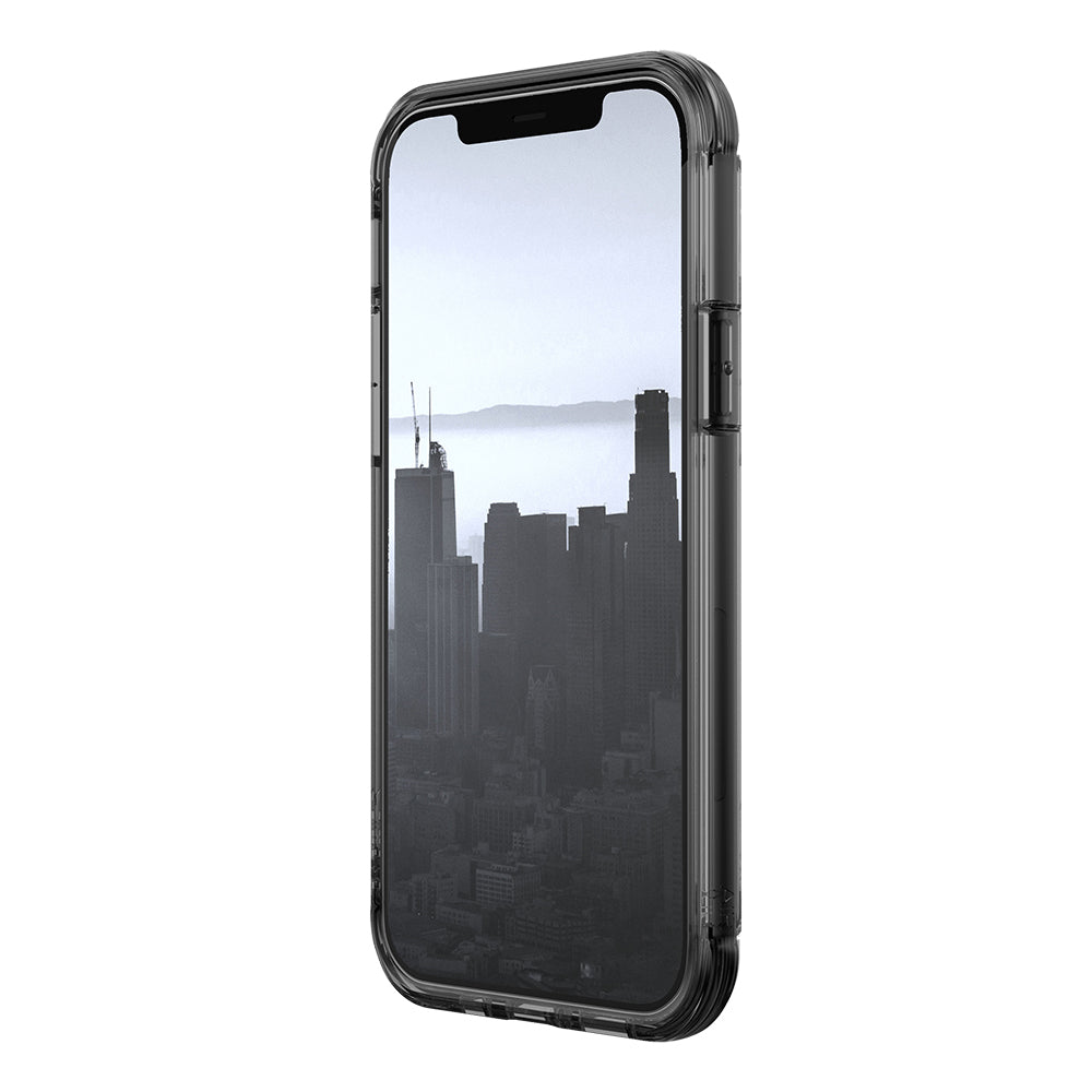 iPhone 13 Kılıf Raptic Air Serisi Airbag Tasarımlı Metal Köşelikli Şeffaf Kılıf Colorful