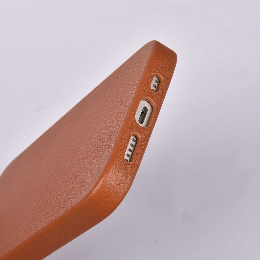 iPhone 13 Kılıf Wiwu Calfskin Kılıf Yeşil
