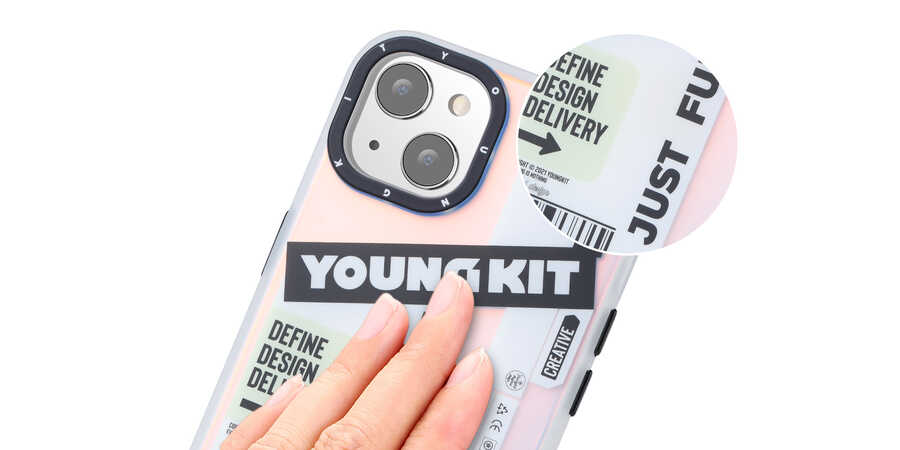 iPhone 13 Kılıf YoungKit Fashion Culture Time Serisi Kılıf CL035 Day İn Day Out