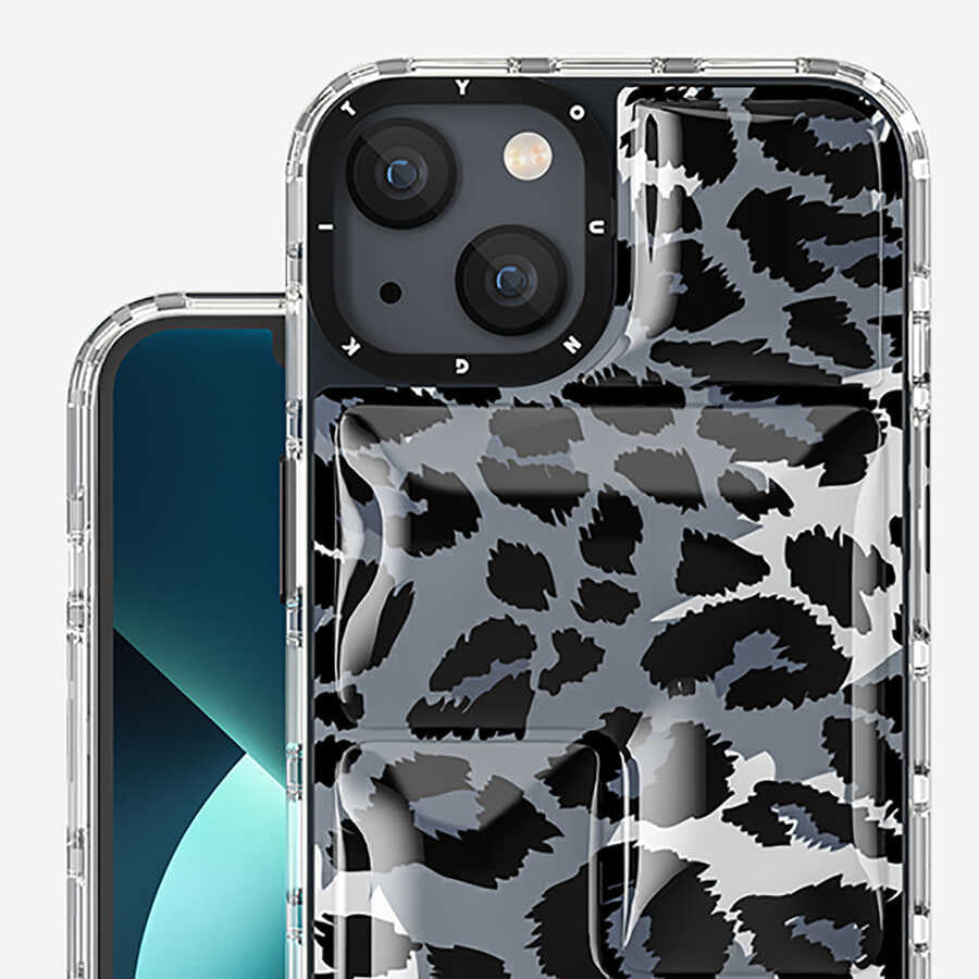 iPhone 13 Kılıf YoungKit Leopard Article Serisi Kılıf Kahverengi